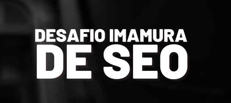 Consultor de SEO Fernando Souza Fe Souza O grande vencedor do Desafio Imamura de SEO é o site: www.analistasdeseo.com.br